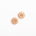 DROPS BEECH WOOD BUTTON 15MM 503