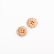 DROPS BEECH WOOD BUTTON 15MM 503