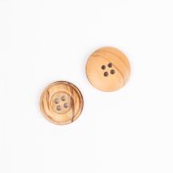 DROPS OLIVE WOOD BUTTON 20MM 511