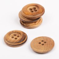 DROPS OLIVE WOOD BUTTON 20MM 511 - Image 3