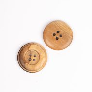 DROPS OLIVE WOOD BUTTON 25MM 512