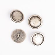 DROPS SILVER BUTTON 20MM 529 - Image 2