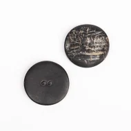 DROPS BUFFALO HORN BUTTON 25MM 538