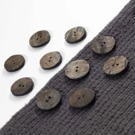 DROPS BUFFALO HORN BUTTON 25MM 538 - Image 3