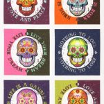 KITCHEN TOWEL digital print 50*70cm LOVE & PEACE